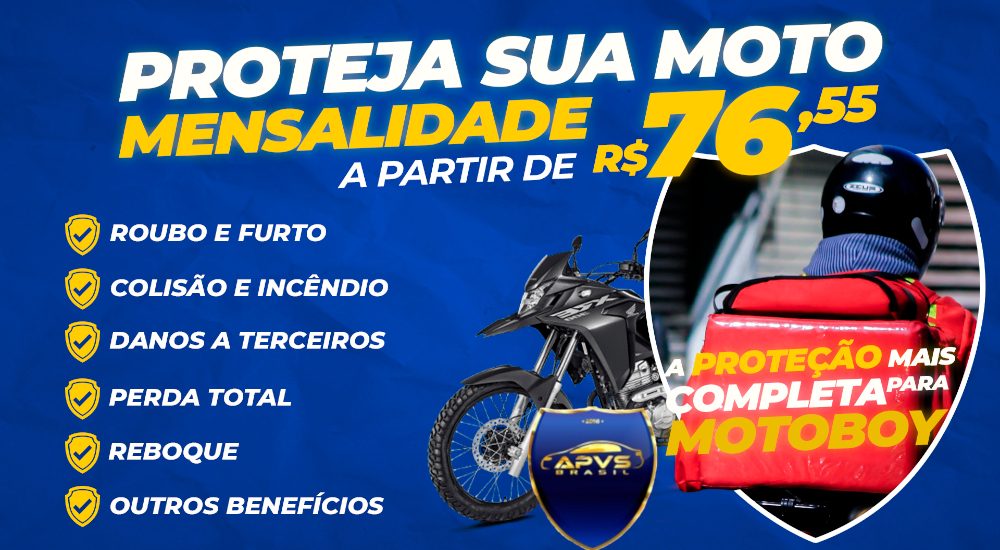 MOTO PROTEGIDA - APVS PROTEÇÃO VEÍCULAR BRASIL